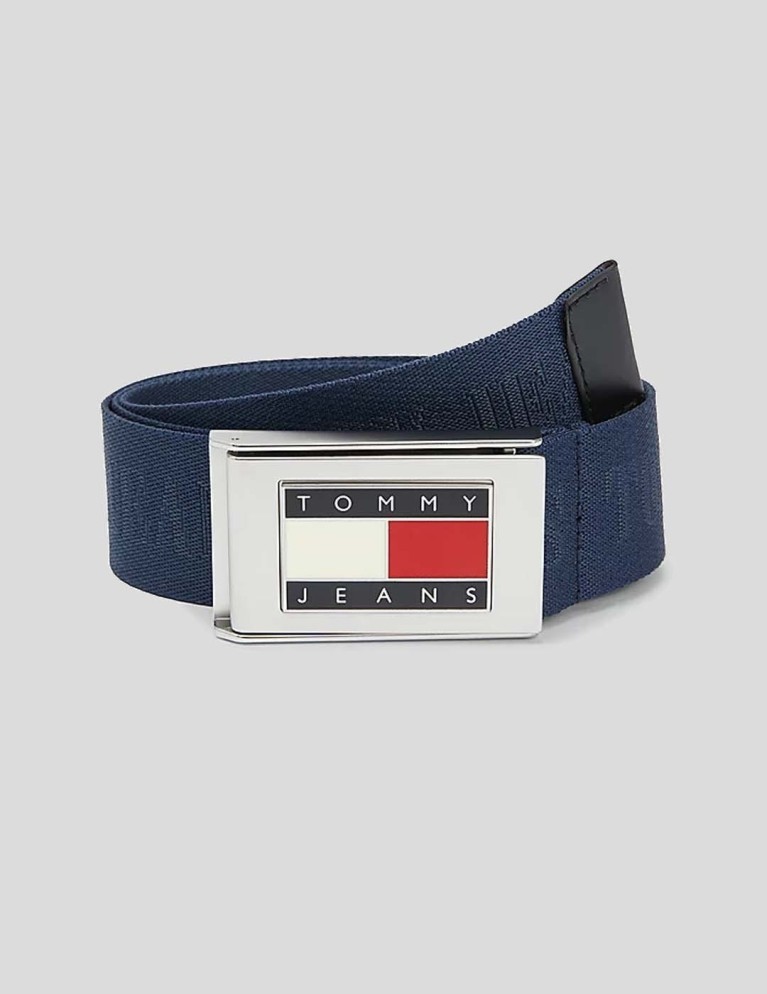 Cinturão TOMMY JEANS heritage vintage belt navy